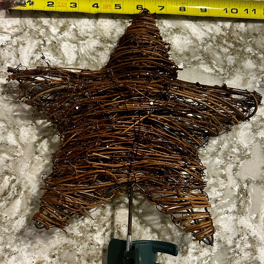 Clip on Christmas tree star from Target. Like new